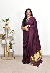 PLAIN MODAL SILK SAREE