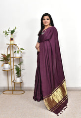 PLAIN MODAL SILK SAREE