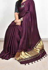 PLAIN MODAL SILK SAREE