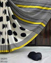 Ajrakh Modal Silk Digital Printed Saree