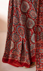 AJRAKH MODAL SILK SAREE