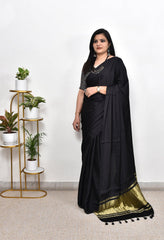 PLAIN MODAL SILK SAREE