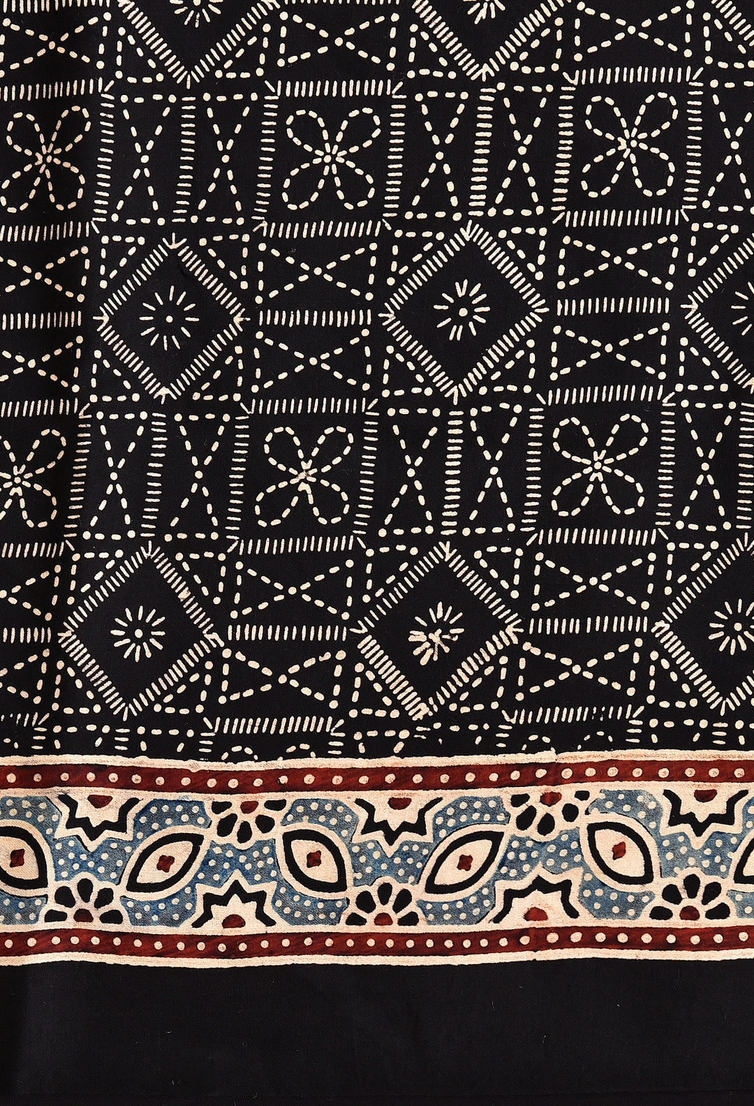 AJRAKH BEAUTIFUL BLACK  MODAL SILK DIGITAL PRINTED SAREE