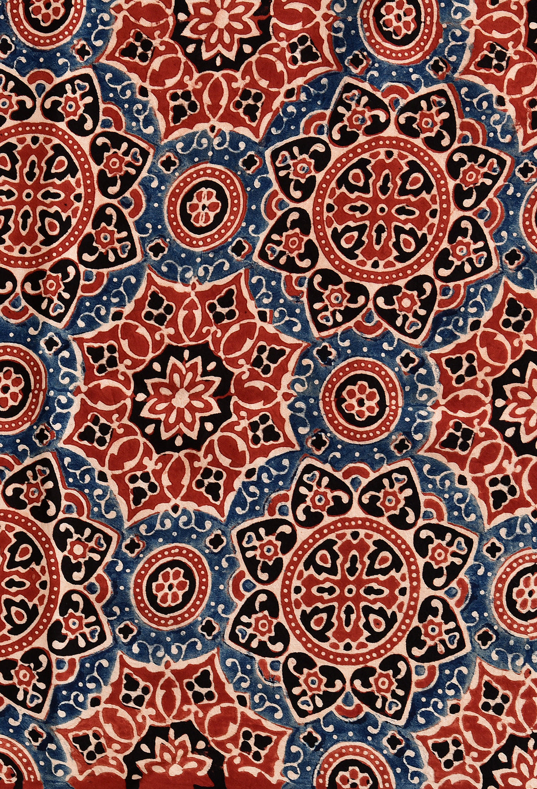 AJRAKH BLUE MODAL SILK DIGITAL PRINTED SAREE