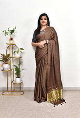 PLAIN MODAL SILK SAREE
