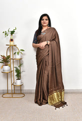 PLAIN MODAL SILK SAREE