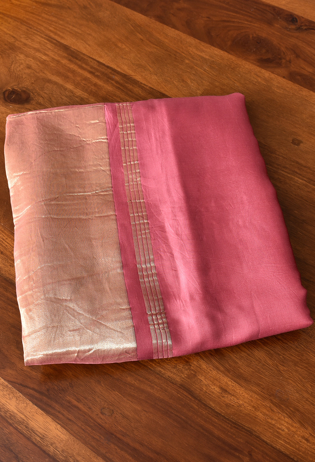 PLAIN PURE MODAL SILK SAREE WITH GAJJI SILK PALLU