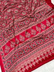 AJRAKH  MODAL SILK  SAREE